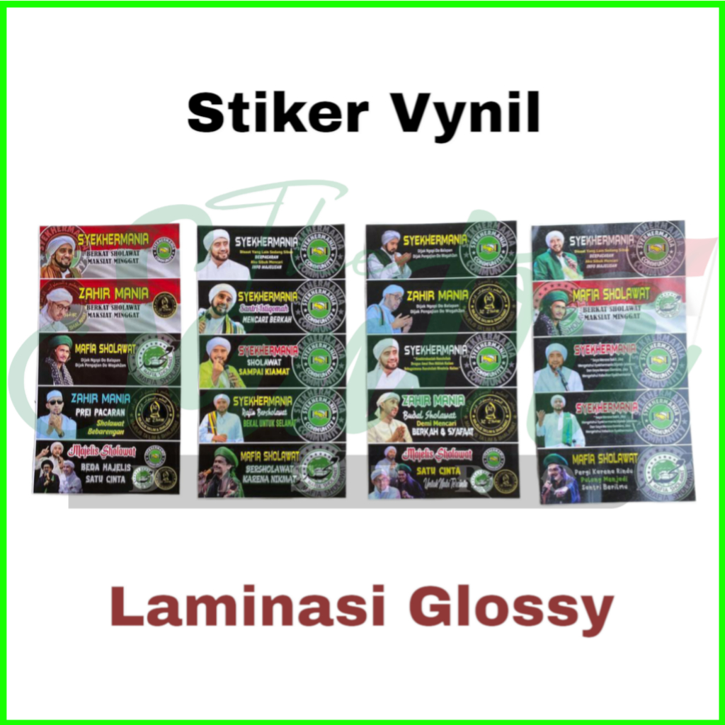 Stiker Syekhermania Murah / Stiker Mafia Sholawat Murah / Stiker Azahir / Stiker Syekher / Stiker Mo