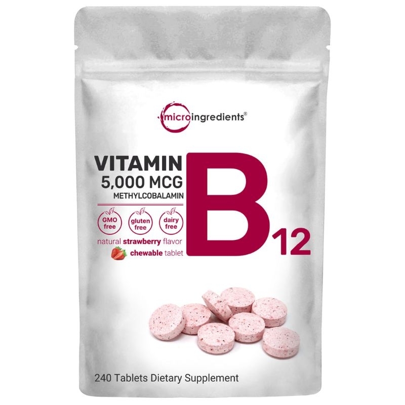 VITAMIN 5000MCG B12 MICROINGREDIENT ORIGINAL ASLI