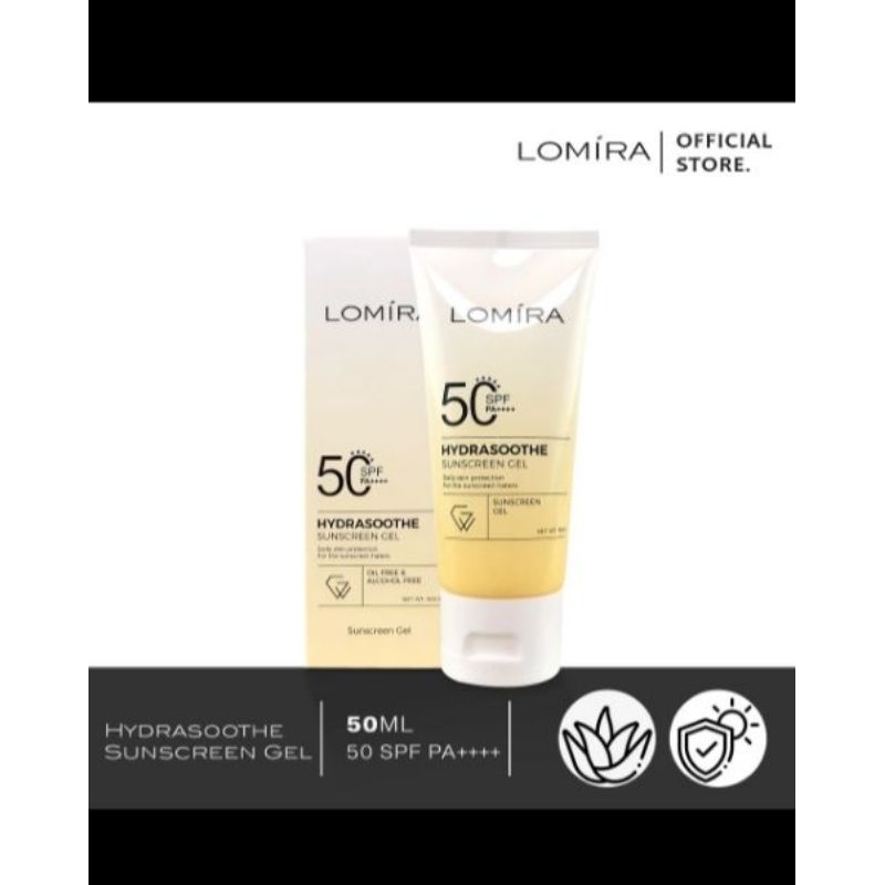 LOMIRA SUNSCREEN GEL SPF 50 - SUNSCREEN LOMIRA - SUN BLOCK