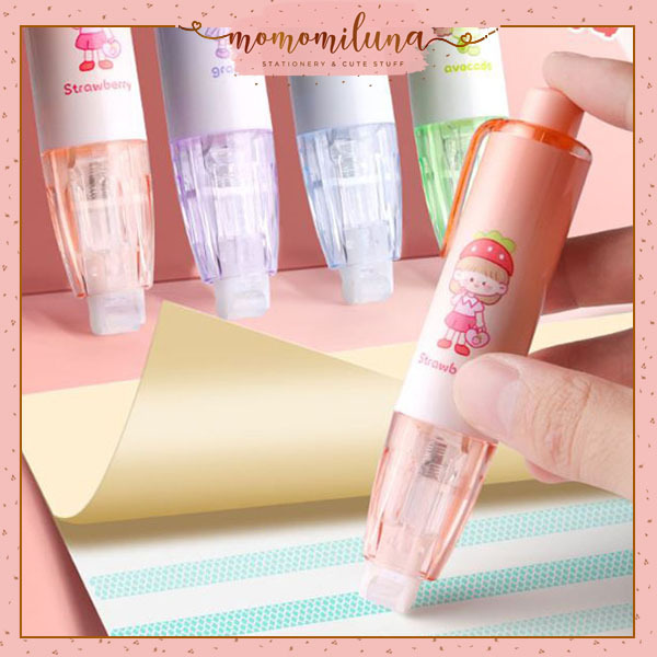 

Glue tape fruity girl lem kertas lem roll lucu cute MK1501