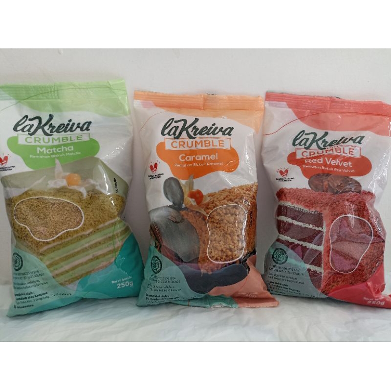 

Remahan Biskuit LaKreiva Crumble 250 Kg