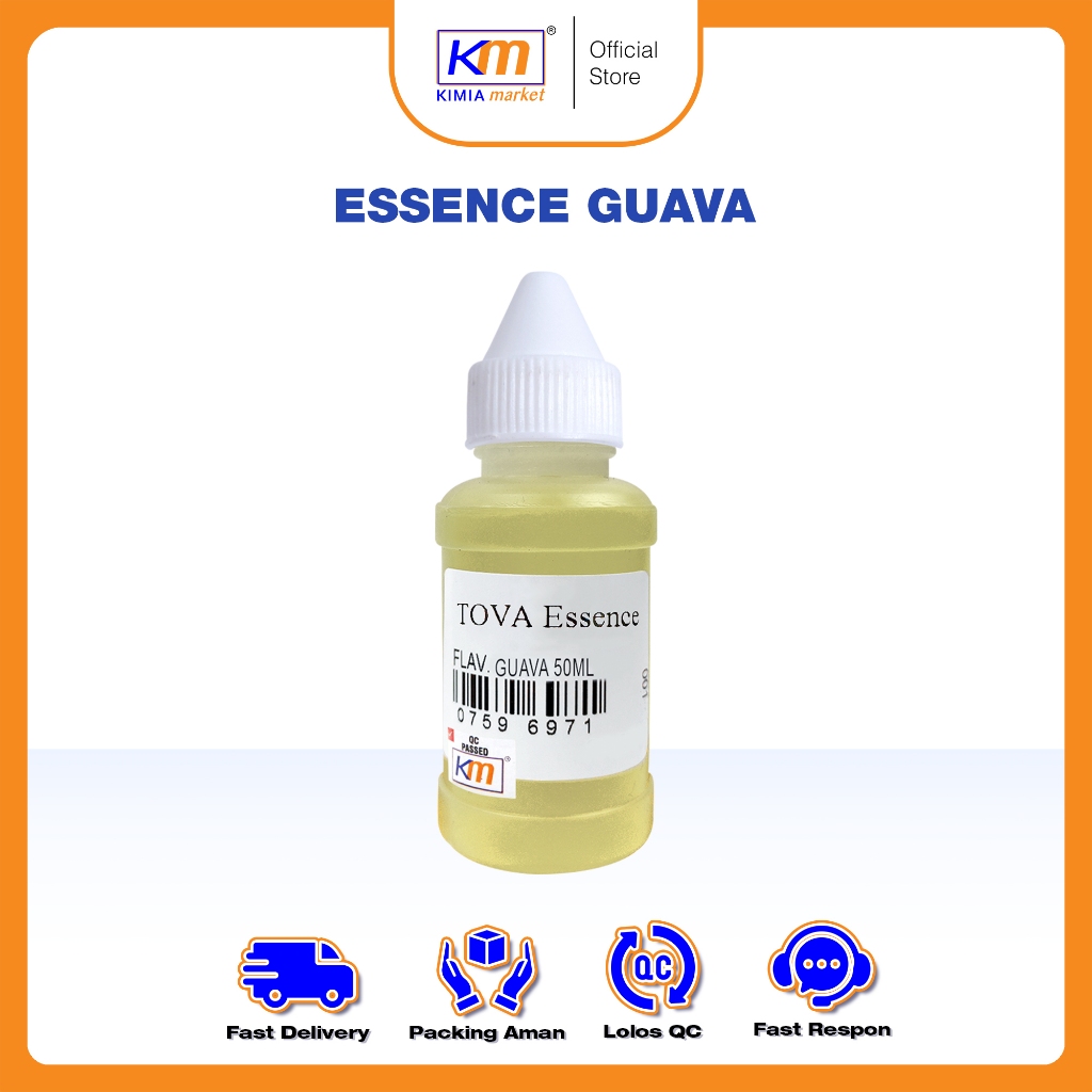 

Essence Guava/Jambu 50ml Makanan / Minuman Flavor TOVA Jambu / Perisa Makanan / Essen Cair Makanan / Minuman