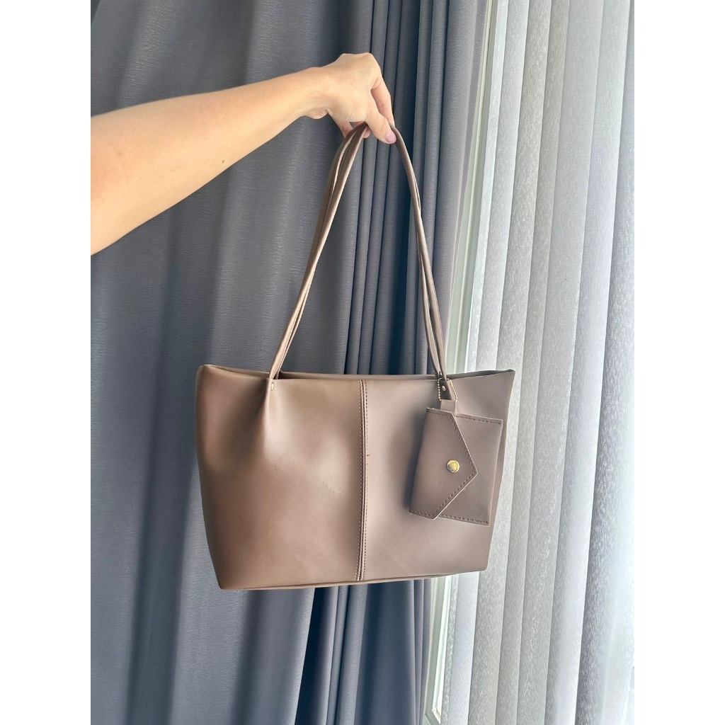 OTG-Tas Totebag Angelica Bahan Snow Leather