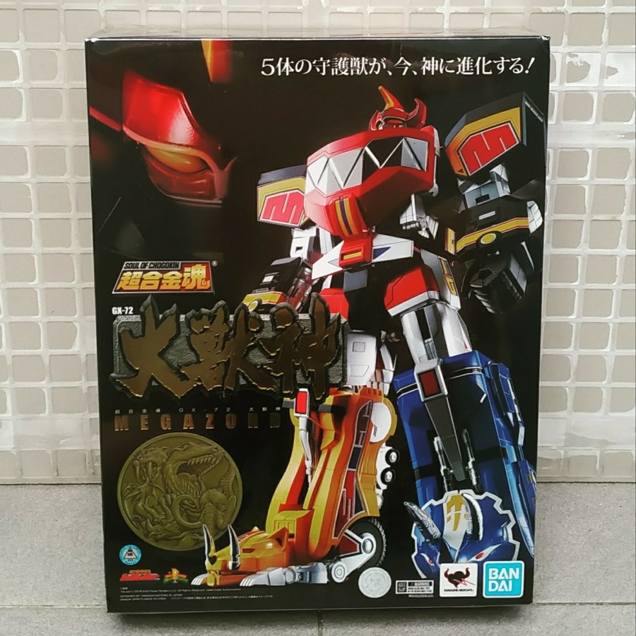 BANDAI SOUL OF CHOGOKIN SOC GX-72 MEGAZORD DAIZYUJIN POWER RANGERS