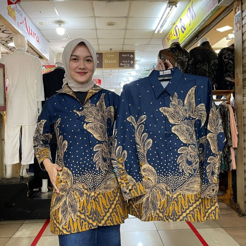BAJU BATIK TUNIK - BATIK TUNIK SARIMBIT - BATIK TUNIK KATUN SOLO FULL TRICOD