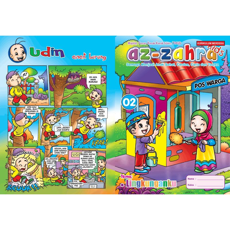 Majalah  anak Paud TK dan Radhautul atfal