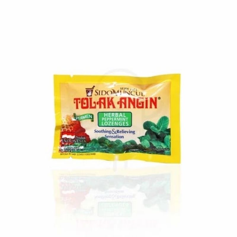 

TOLAK ANGIN PERMEN 1BUNGKUS ISI 5HERBAL PEPPERMINT LOZENGES SIDO MUNCUL PERMEN