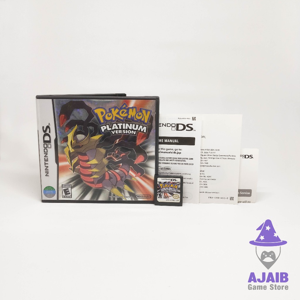 Pokemon Platinum Nintendo DS DSi 3DS 2DS Game Fullset