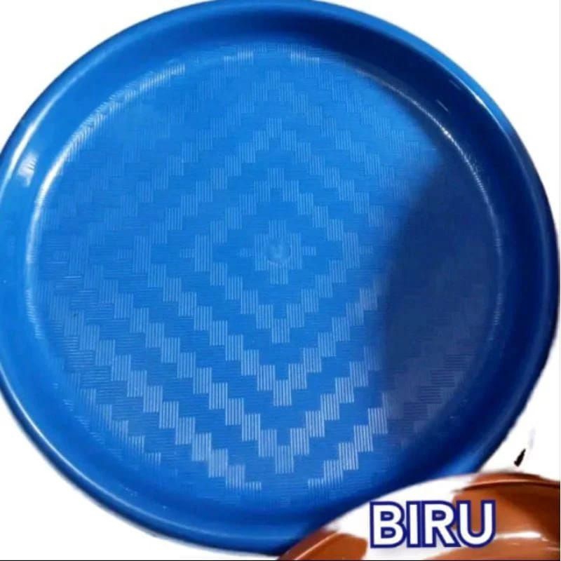 IMS NAMPAN TAMPAH PLASTIK BULAT  SUPER KILAP 40 CM TEBAL / NAMPAN TUMPENG / TRAY NASI KEBULI  /  TET
