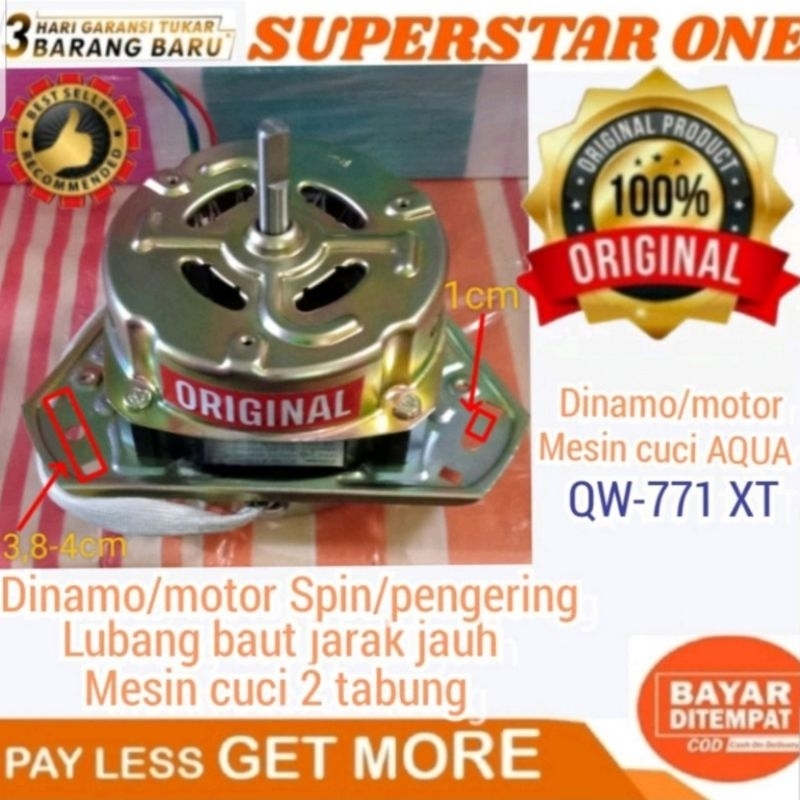 Dinamo/motor spin/pengering mesin cuci AQUA QW-771 XT/QW 771 XT/QW771XT
