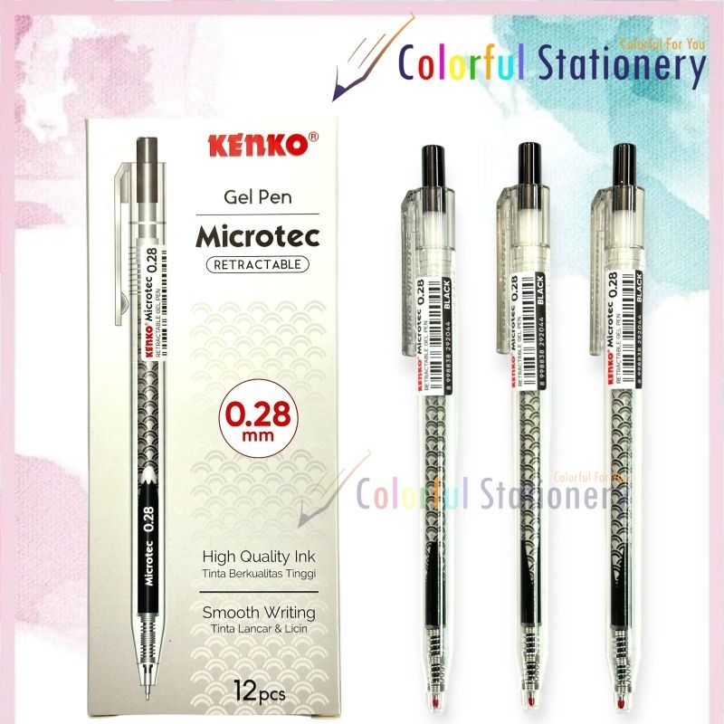 

Pulpen/Bollpoint/Pen gel Microtec (12pcs)