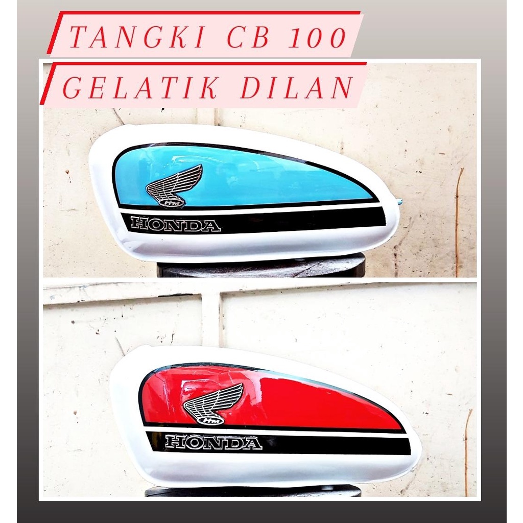 Tangki CB 100 Gelatik Dilan Tengki CB murah Tangki CB 100 Aksesoris Motor CB Custom Murah