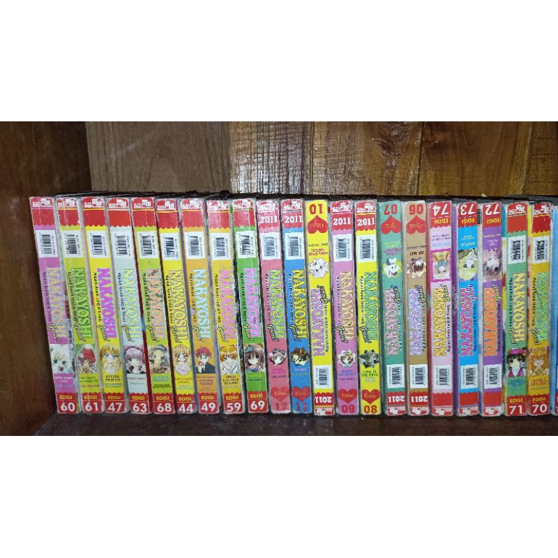 Majalah komik Nakayoshi Gress Ex-Rent tahun acak dan tahun urut 2011-2016 (BACA DESKRIPSI)