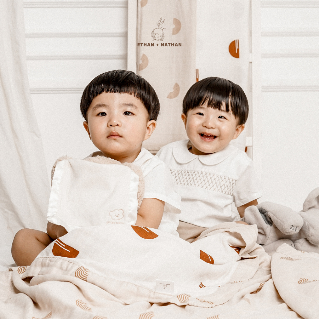 Ethan + Nathan - Baby Blankets Signature / Baby Blanket / Selimut Bayi