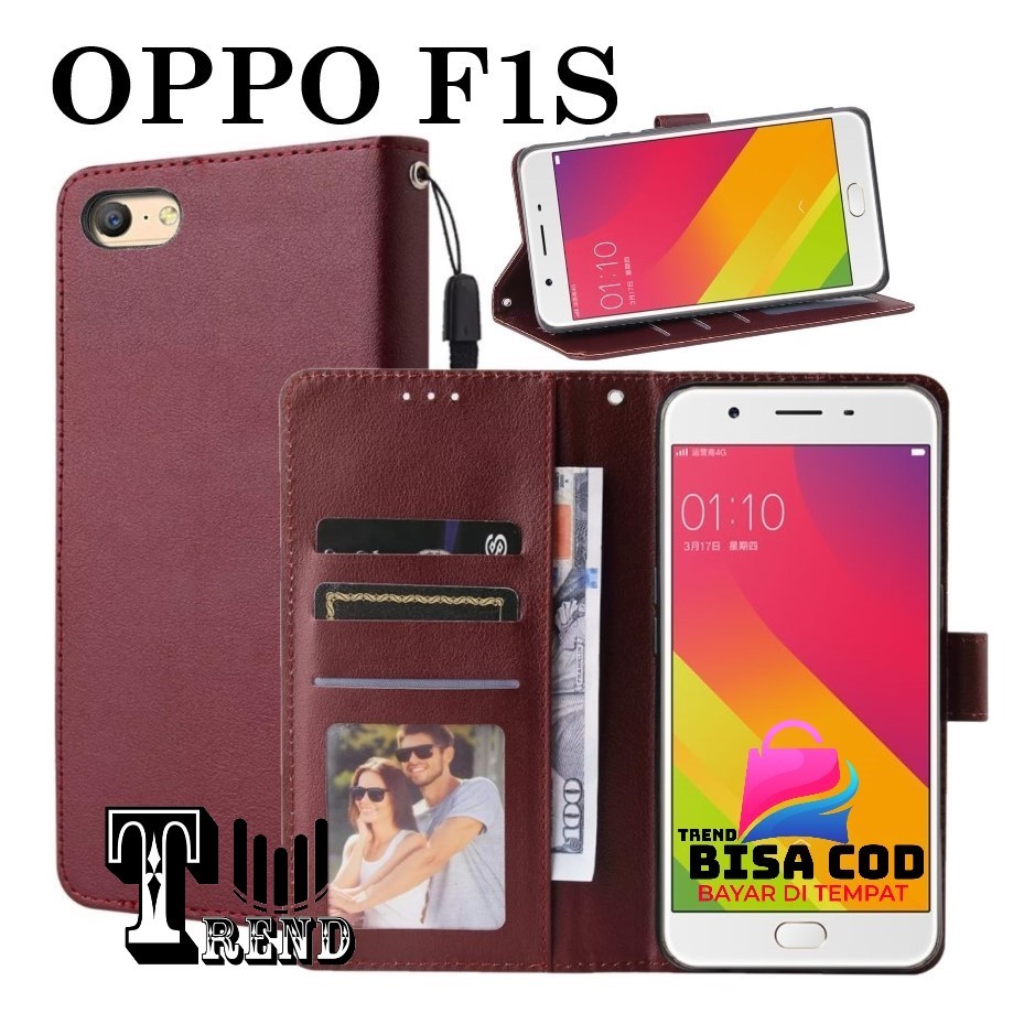 FLIP COVER OPPO F1S LEATHER CASE FLIP OPPO F1S