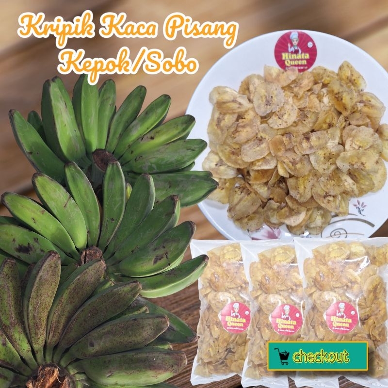

Kripik Pisang Kaca Pisang Kepok/Sobo 150 Gram pilihan terbaik Gurih tipis dan bikin Nagih tersedia berbagai rasa Termasuk Original