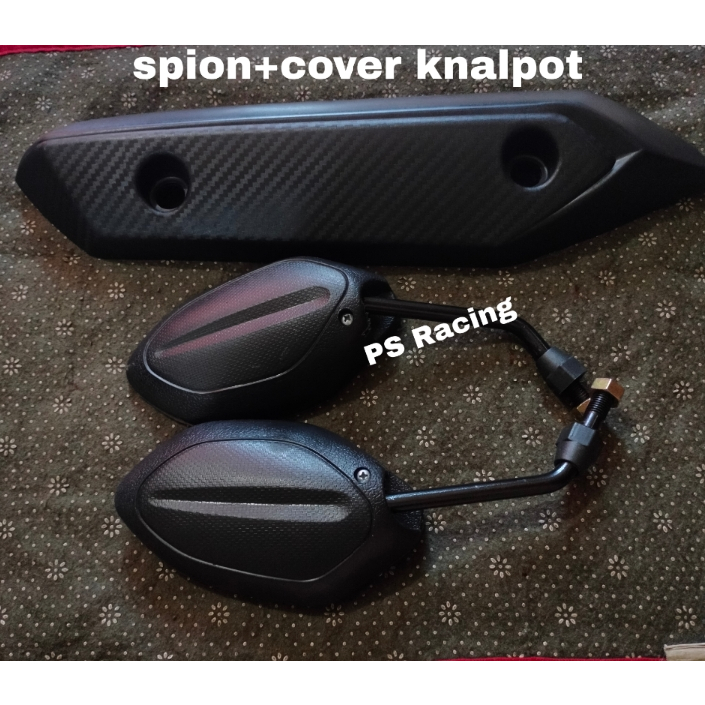 PAKET SPION BEAT + TUTUP KNALPOT BEAT FI 2013 - 2015 - COVER KNALPOT BEAT FI