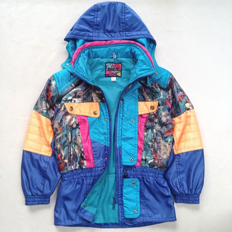 jaket vintage airtastic multicolour outdoor snowboard sacai apc