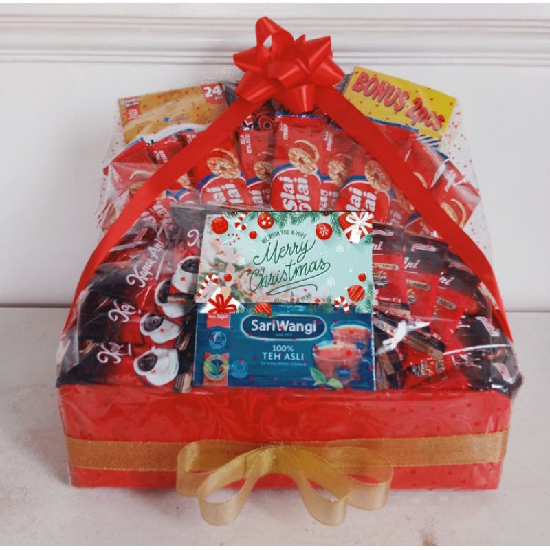 

Parcel snack natal murah / christmas hampers