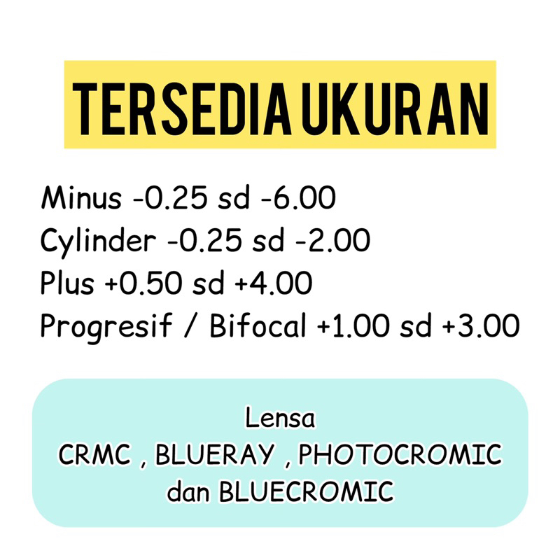 BARU! KACAMATA PHOTOCHROMIC DAN ANTIRADIASI - Kacamata Minus SPORT Pria Original