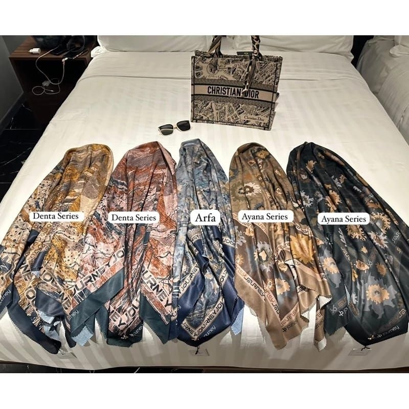 PROMO 12.12 HIJAB JOURNEY SCARVES MURAH ORIGINAL MOTIF TERBARU