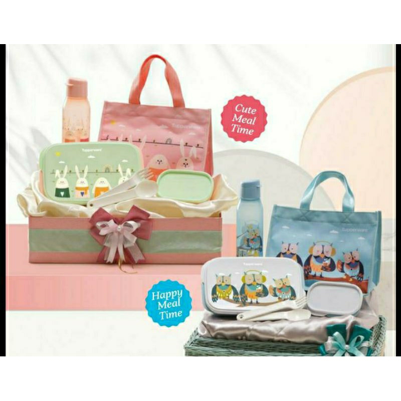 Fodie Buddy Set Tupperware/ Tempat Bekal/ Tempat Makanan Lengkap Tas,sendok dan Botol