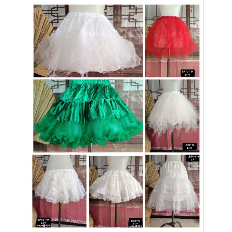 Petikut / Pettycoat / Peti Rok Pengembang / Rok Megar / Rok Pengantin / Rok Tile / Rok Tutu / Rok Un