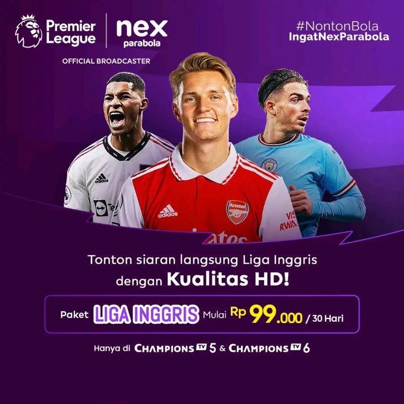 paket liga inggris Nex parabola
