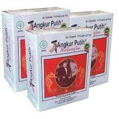 Tangkur Putih +Ginseng Jawa 10 Sachet - Jamu Memelihara Stamina Pria [Original[Putro Kinasih BPOM]