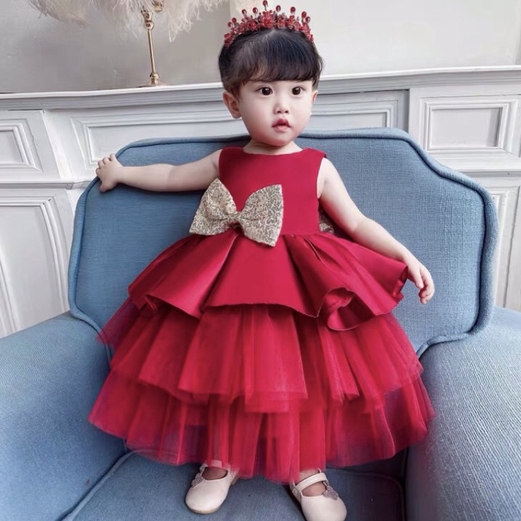 Terbaik.. INCESSBABY Gaun Pesta Anak Perempuan Mewah Gaun Pesta Anak Perempuan Import Baju Pesta Ana