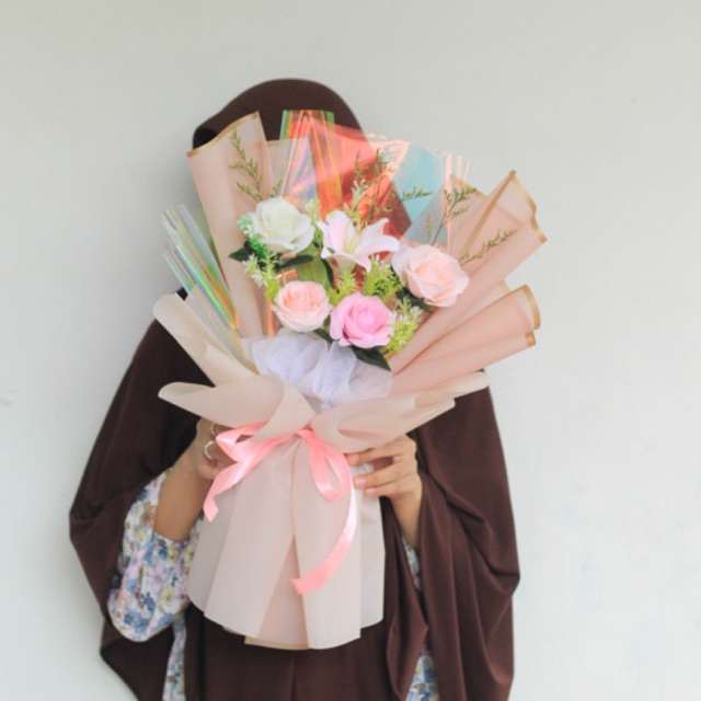 Buket bunga wisuda | flower bouquet graduation | buket bunga palsu |buket bunga artificial mix holog