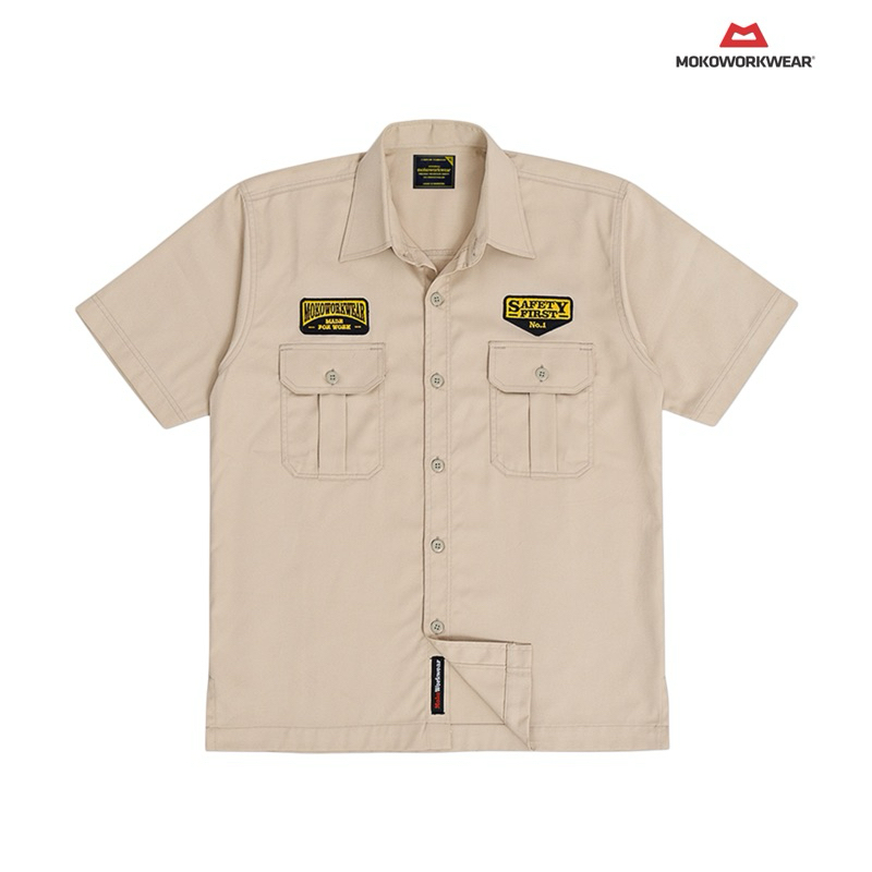 MOKOWORKWEAR MOKOENGINEERS KHAKI / KEMEJA ENGINEER