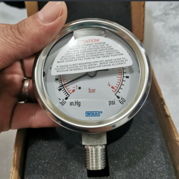 

Promo Compound Vacuum Gauge -30/4Bar/60Psi 1/4 NPT Bottom WIKA 232.55.2.5 Diskon