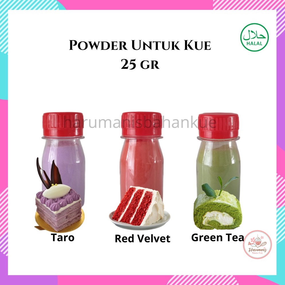 

[♢U42$] Pure Powder Untuk Kue 25gr HALAL [78]