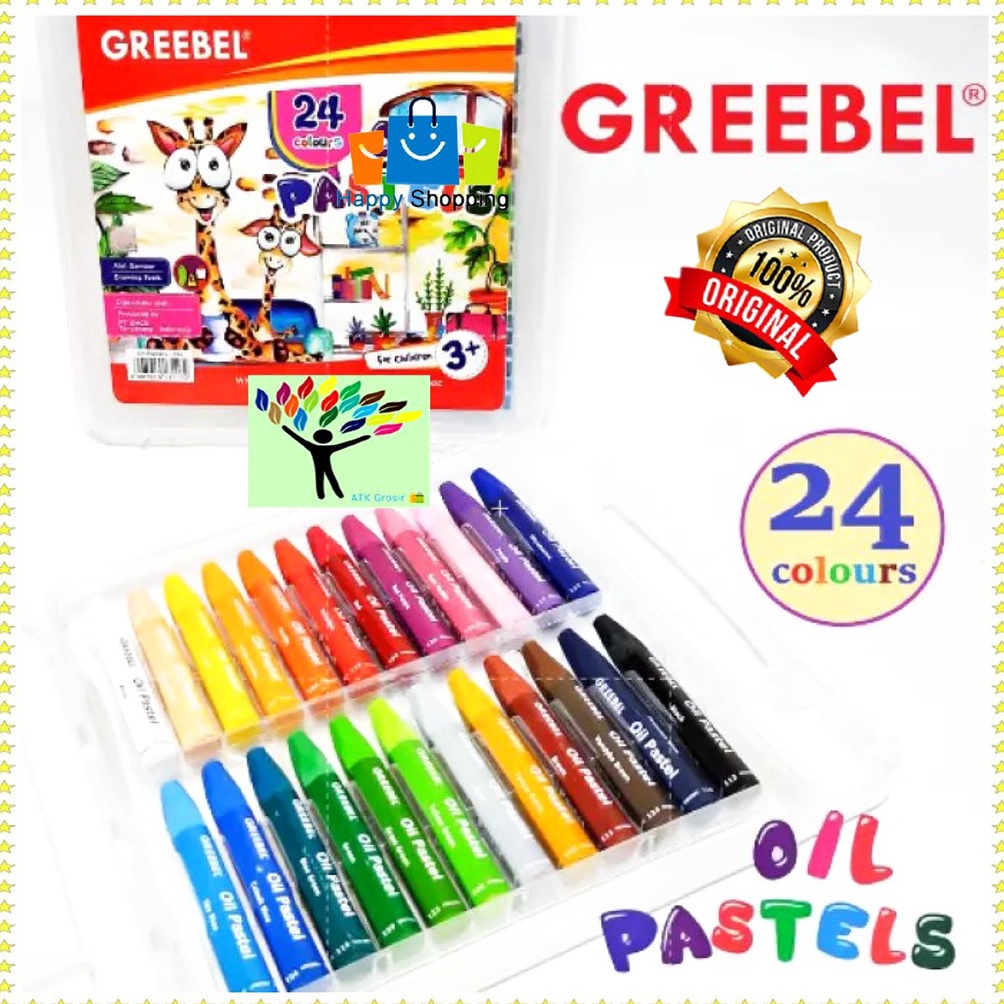 

Paling Dicari.. Crayon / Oil Pastel 24 Warna - GREEBEL FMI