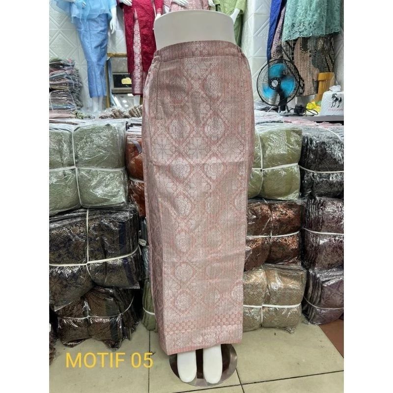 ROK SONGKET BORDIR PREMIUM-ROK SONGKET BAWAHAN