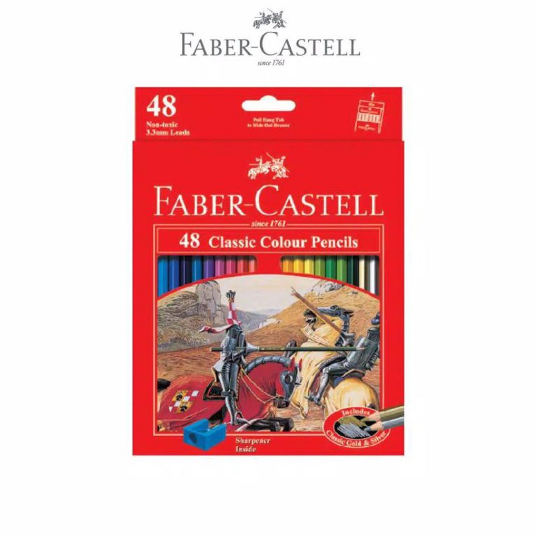 

Terl4ris pensil warna classic colour 48 faber castell Elewen