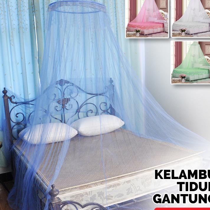 modelTipe GCK520 Kelambu Jaring Gantung Tempat Tidur Anti Nyamuk Ukuran 250x60cm Perlengkapan Rumah 