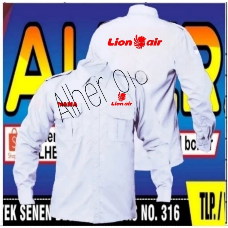 kemeja Lion air baju Lion air seragam lion air Pdh Lion air Kemeja kerja lion air baju kerja lion ai
