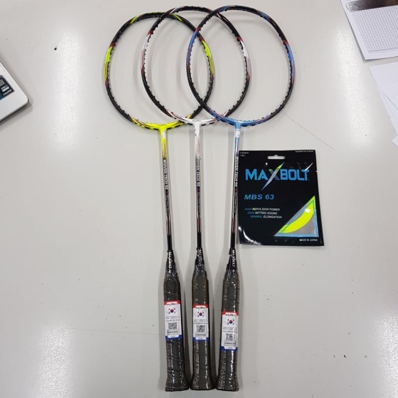 Raket Racket Reket Badminton Bulutangkis Maxbolt Woventech Woven tech 90 Original