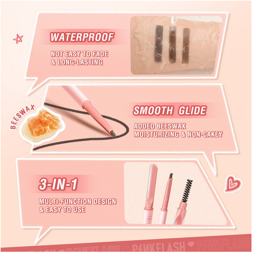 PINKFLASH PINK FLASH Skinny Eyebrow Pencil (E25)