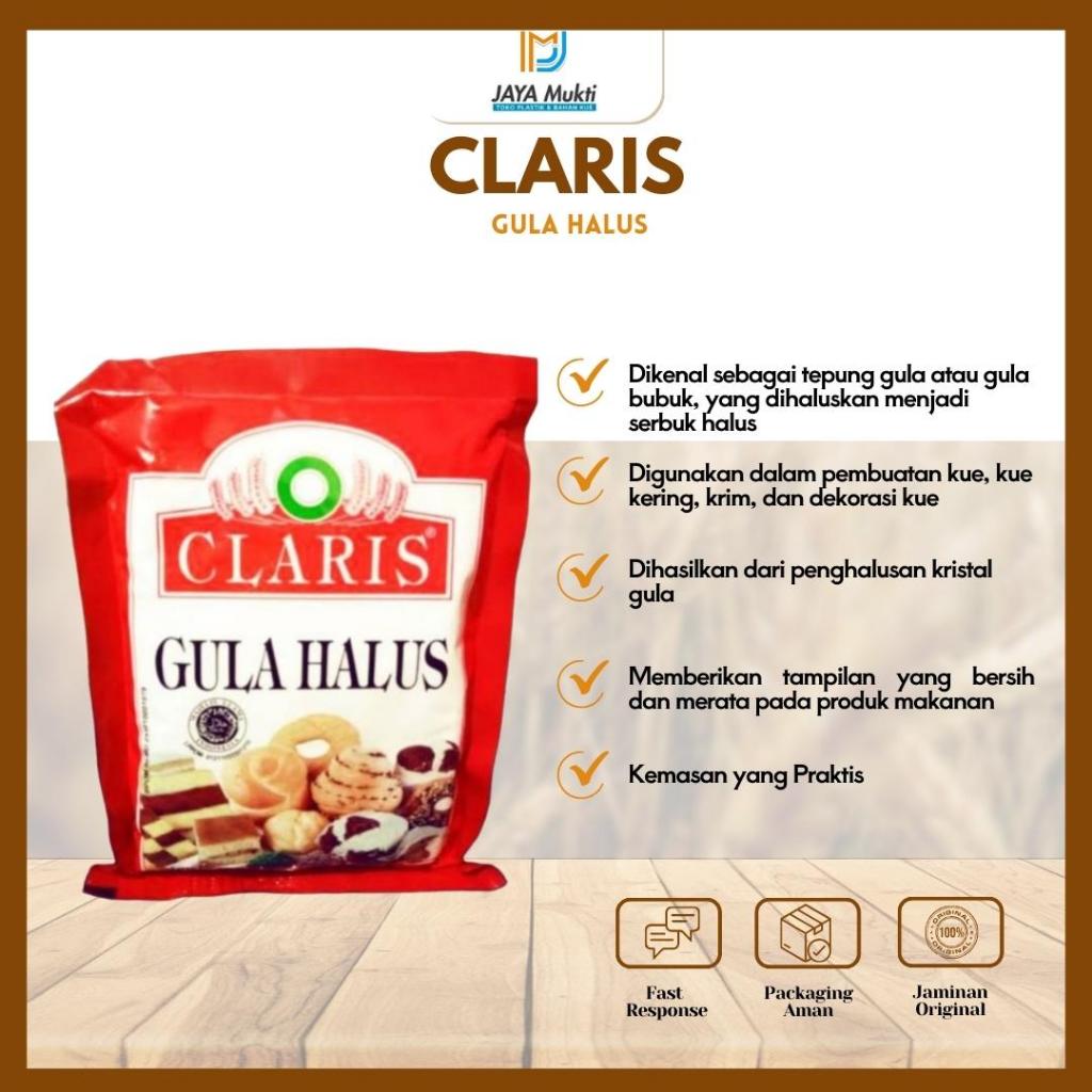 

Claris Gula Halus Gula tabur donat Kemasan Praktis 250 g