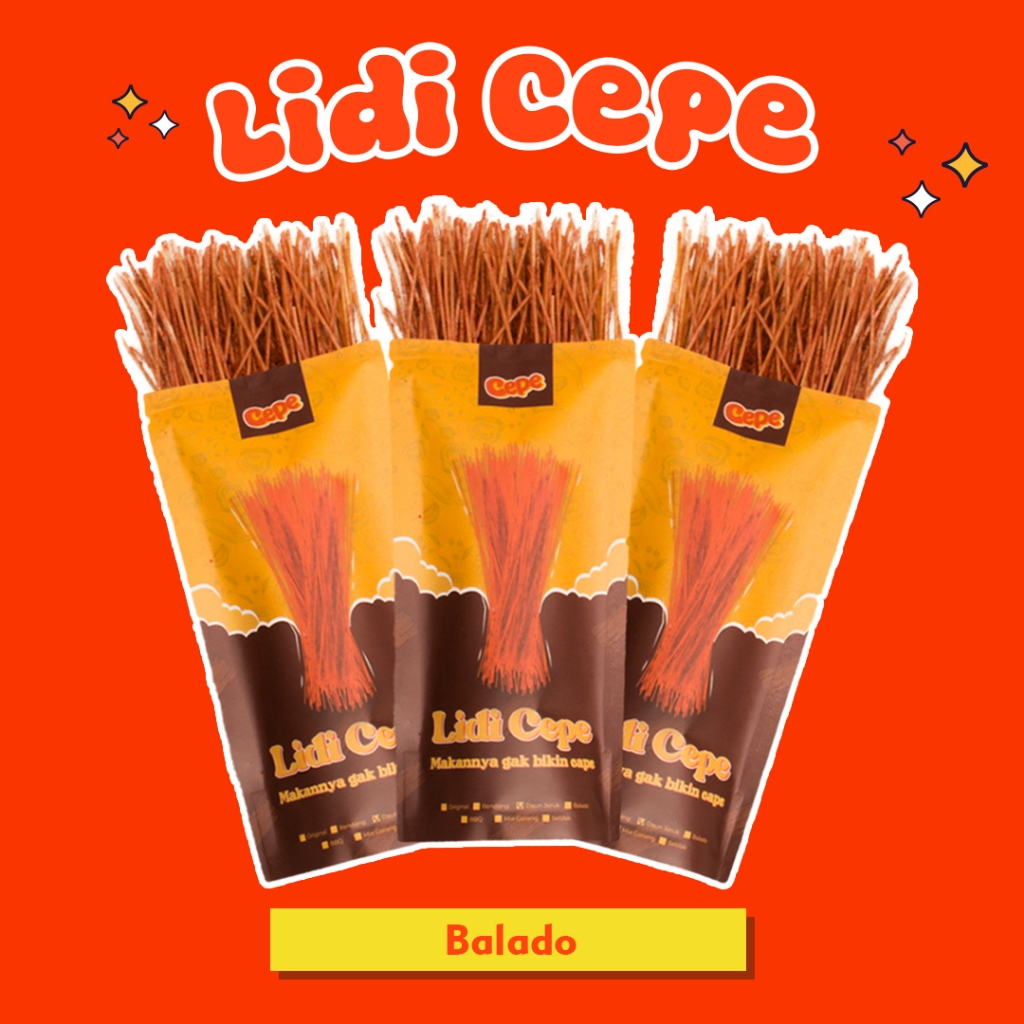 

Mie Lidi Cepe (Rasa Balado) - lidi lidian jadul