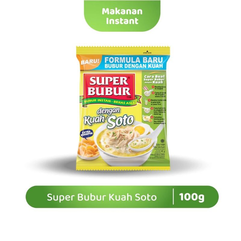 

Super Bubur Instan Lezat - 45gram