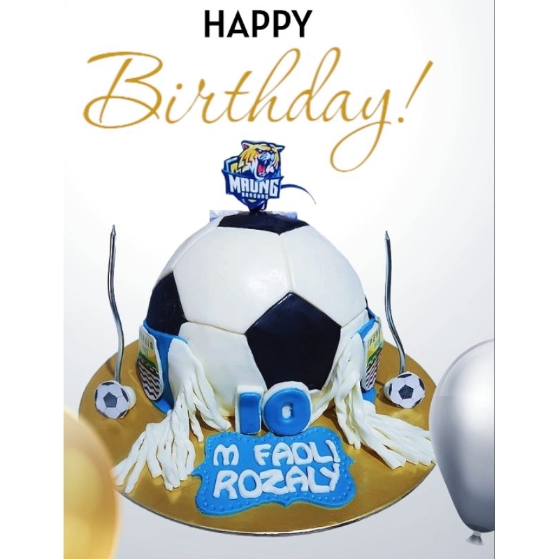 

cake ulang tahun bola persib