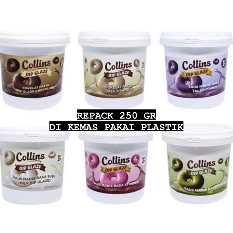 

Mur4h B4nget COLLINS DIP GLAZE REPACK 250 GR Restok Gan