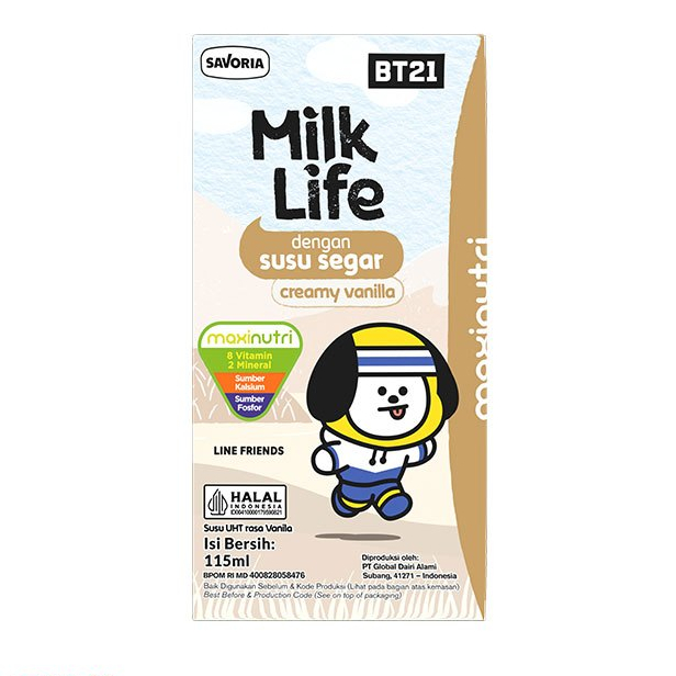 

Susu Milk Life creamy vanilla 115 ml