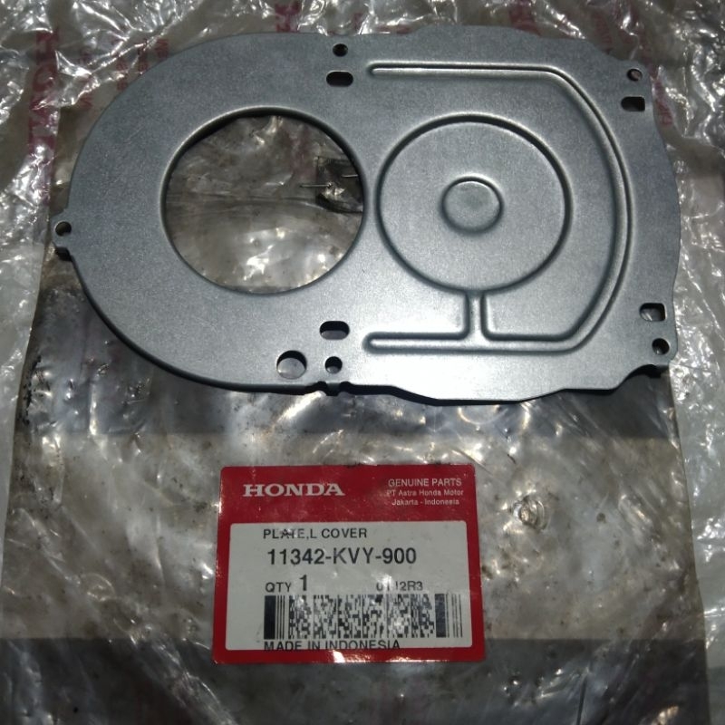 plate L, cover cvt beat karbu plat penahan gigi selah 11342-kvy-900