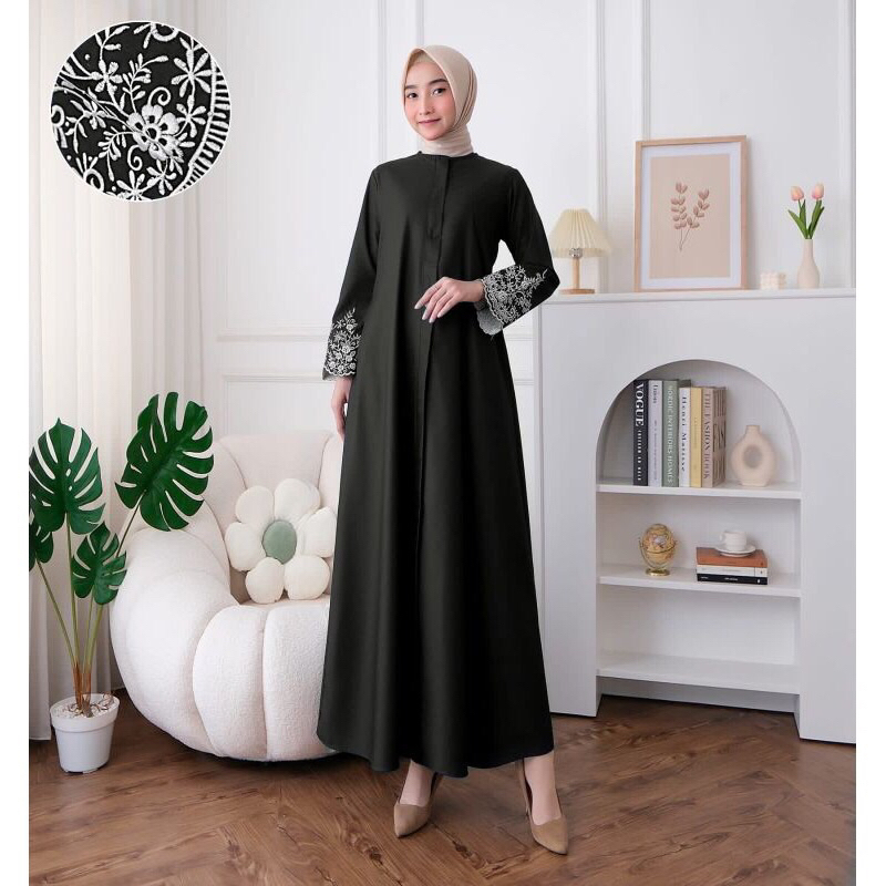 Gamis madina asma ori razzaq katun toyobo original