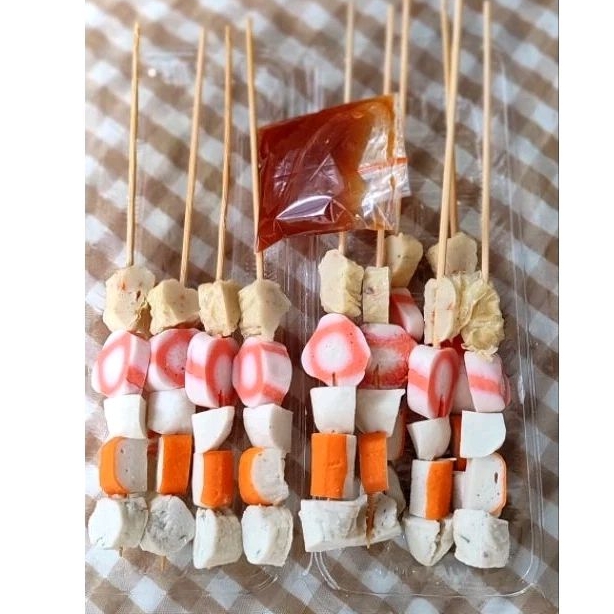 

Satay Seafood Mix isi 10 tusuk no bocor